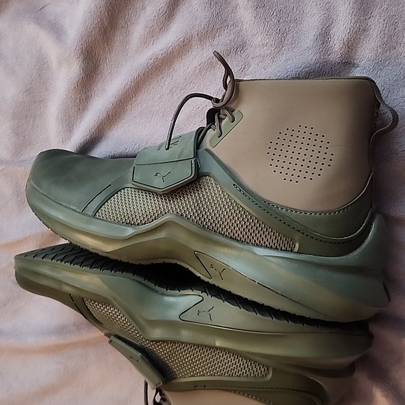 Fenty x Puma The Trainer Hi Sneaker - Women's Size 8.5 - Rare - Green - Picture 9 of 16